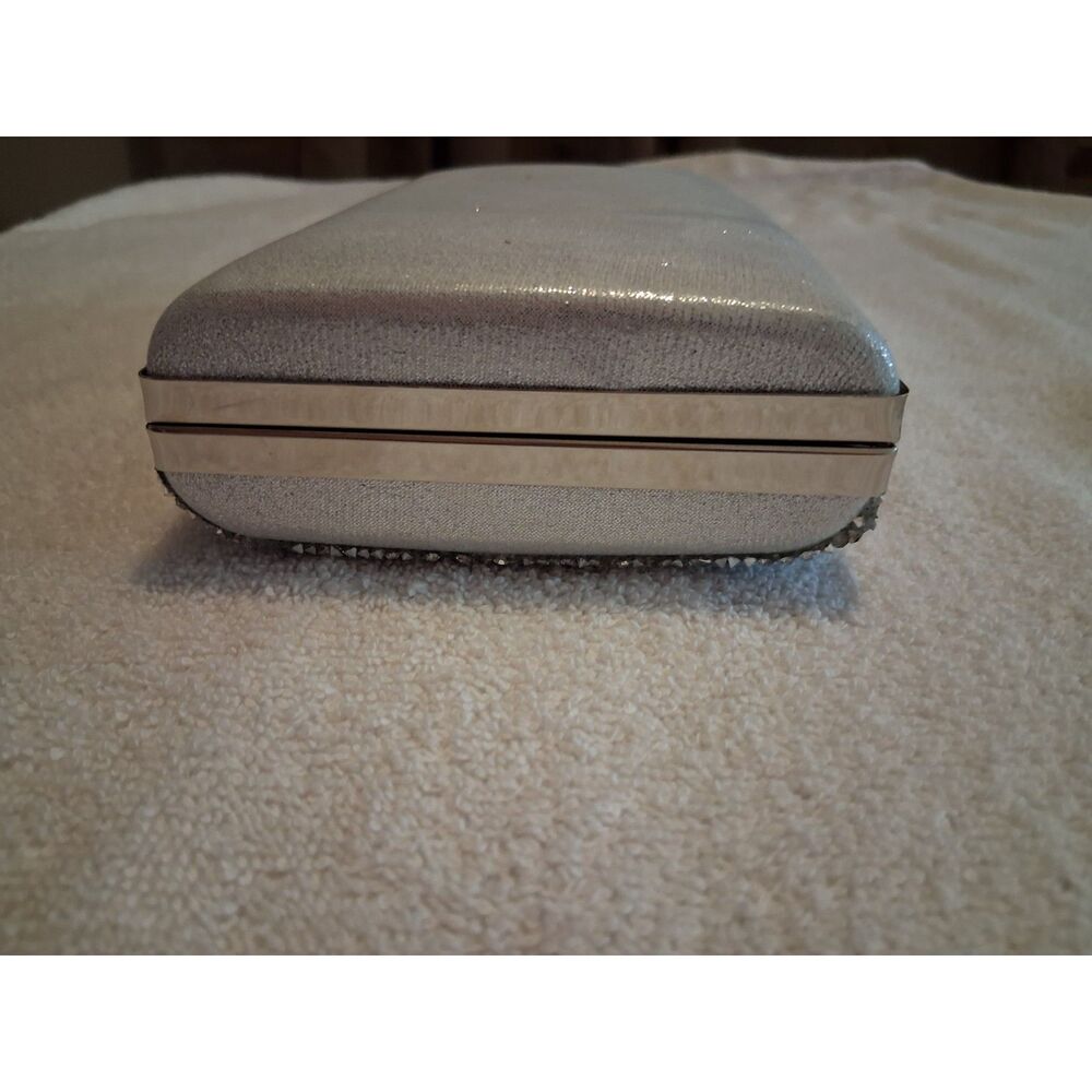 Silver Rhinestone Evening Clutch - Picture 3 of 4